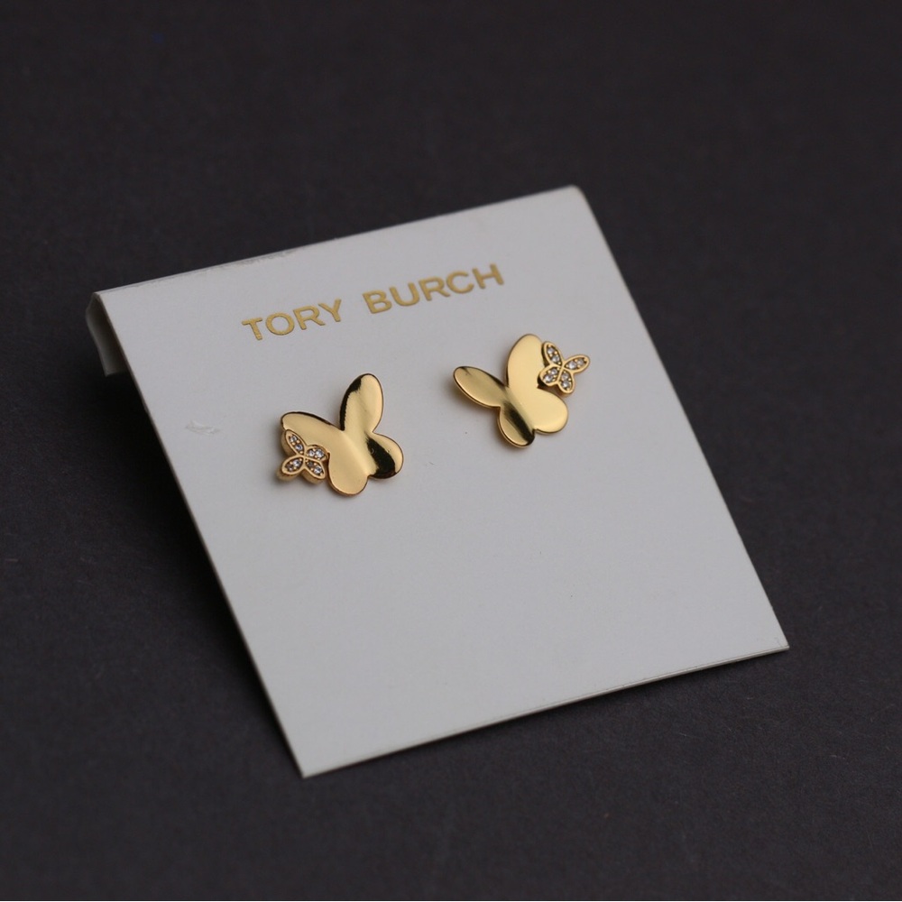 Kate Spade social butterfly ear studs